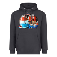 Smoke Red White  Booze With Cowhide Background Heavyweight Hoodie - Jasminsmagicworld