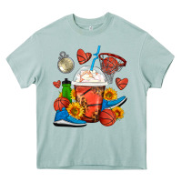 Basketball Frappe Coffee Heavy Core Tee | Teevron