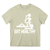 Mossy eat healthy Heavy Core Tee - DesigneFamous