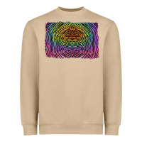 Mushroom colorful zebra background Heavyweight Sweatshirt - RanaPortraitStore