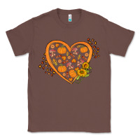 Chestnut Western Autumn Heart Classic Tee - FaDigitalArtStudio