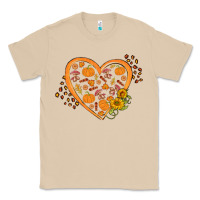 Mushroom Western Autumn Heart Classic Tee - FaDigitalArtStudio