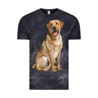 Cloud Black Labrador Retriever llustrations Vintage Tee - LillyAllenDesigns