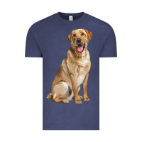 Vintage Denim Labrador Retriever llustrations Vintage Tee - LillyAllenDesigns