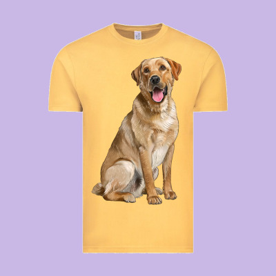 Labrador Retriever Llustrations Vintage Tee Designed By Lillyallendesigns