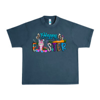 Midnight Navy happy easter coffee Urban Heavy Tee - CowhideDigitalArt