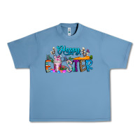 Pebble Blue happy easter coffee Urban Heavy Tee - CowhideDigitalArt
