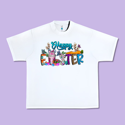 Happy Easter Coffee Urban Heavy Tee Designed By Cowhidedigitalart