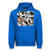 Cobalt cowhide background Urban Hoodie - RanaPortraitStore