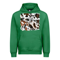 Emerald cowhide background Urban Hoodie - RanaPortraitStore