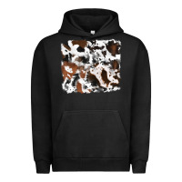 Pigment Black cowhide background Urban Hoodie - RanaPortraitStore