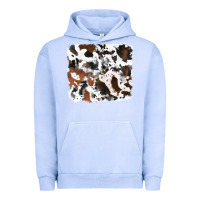 Pigment Grape Ice cowhide background Urban Hoodie - RanaPortraitStore