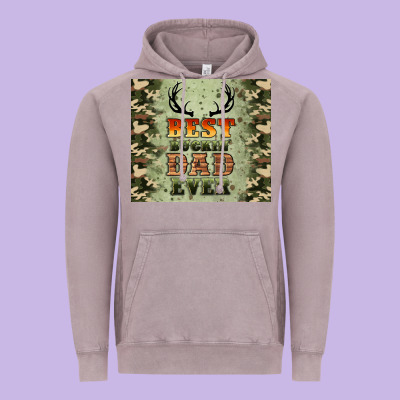 Best Buckin' Dad Ever Vintage Hoodie Designed By Artiststas