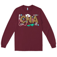 Burgundy Western Certified Nursing Assistant Long Sleeve Tee - LillyAllenDesigns