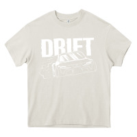 Cream Supra Drift Heavy Core Tee - DesigneFamous