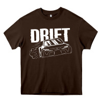 Chocolate Brown Supra Drift Heavy Core Tee - DesigneFamous