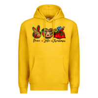 Lemon peace love Christmas Premium Hoodie - BarkalooDesign