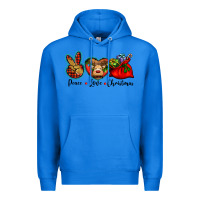 True Royal peace love Christmas Premium Hoodie - BarkalooDesign