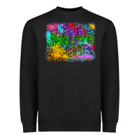 Black colorful leopard background Heavyweight Sweatshirt - RanaPortraitStore