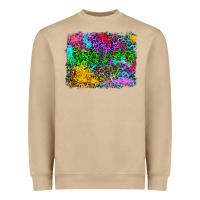 Mushroom colorful leopard background Heavyweight Sweatshirt - RanaPortraitStore