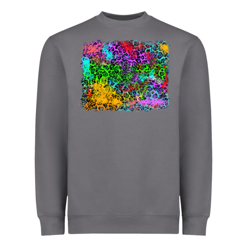 Colorful Leopard Background Heavyweight Sweatshirt by RanaPortraitStore | Teevron