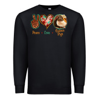 Black Peace Love Guinea Pigs Premium Sweatshirt - Jasminsmagicworld
