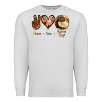 Dove Grey Peace Love Guinea Pigs Premium Sweatshirt - Jasminsmagicworld
