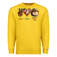 Lemon Peace Love Guinea Pigs Premium Sweatshirt - Jasminsmagicworld