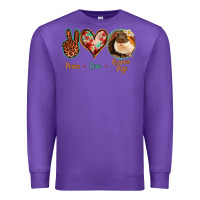 Purple Peace Love Guinea Pigs Premium Sweatshirt - Jasminsmagicworld