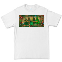 White merry christmas license plate Premium Tee - BundleAndBundleShop