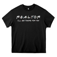 Black realtor Heavy Core Tee - DesigneFamous