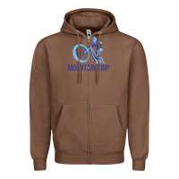 Chestnut serape bullskull teardrop earrings Zipper Hoodie - Jasminsmagicworld