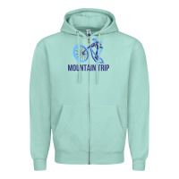 Seafoam serape bullskull teardrop earrings Zipper Hoodie - Jasminsmagicworld