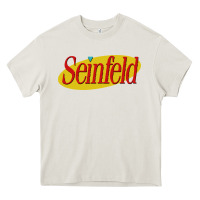 Cream seinfeld Heavy Core Tee - DesigneFamous