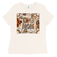 Bone Dog Mom Ladies Tee - CowhideDigitalArt
