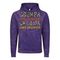 Cloud Purple grumpa like a regular grandpa only grumpier Vintage Hoodie - Artiststas