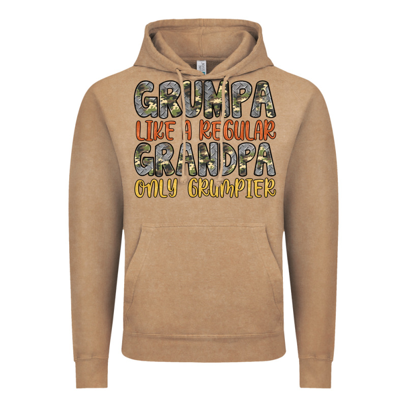 Grumpa Like A Regular Grandpa Only Grumpier Vintage Hoodie by Artiststas | Teevron