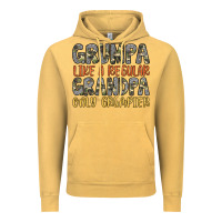 Vintage Mustard grumpa like a regular grandpa only grumpier Vintage Hoodie - Artiststas