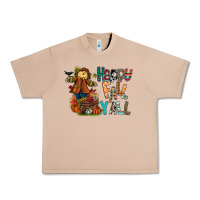 Burro happy fall y all Urban Heavy Tee - CowhideDigitalArt