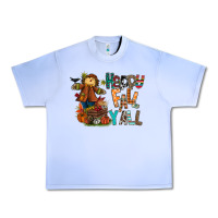 Grape Ice happy fall y all Urban Heavy Tee - CowhideDigitalArt