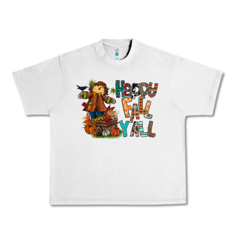 Happy Fall Y All Urban Heavy Tee by CowhideDigitalArt | Teevron