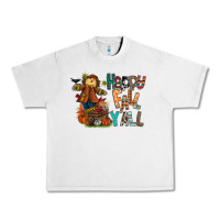 Lunar Rock happy fall y all Urban Heavy Tee - CowhideDigitalArt