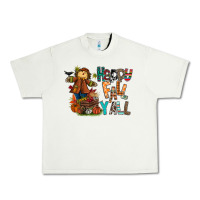 Pistachio happy fall y all Urban Heavy Tee - CowhideDigitalArt