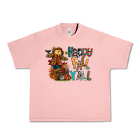 Salmon happy fall y all Urban Heavy Tee - CowhideDigitalArt