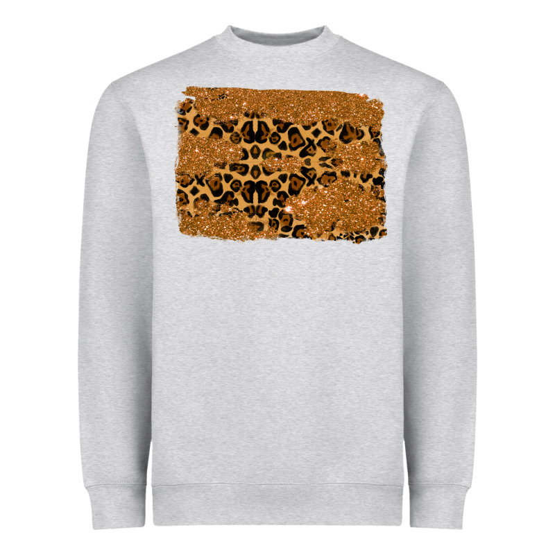 Leopard Glitter Background Heavyweight Sweatshirt by RanaPortraitStore | Teevron