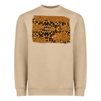 Mushroom leopard glitter background Heavyweight Sweatshirt - RanaPortraitStore
