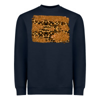 Navy leopard glitter background Heavyweight Sweatshirt - RanaPortraitStore
