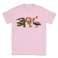 Bubblegum Pink Christmas alligator pelican crawfish Classic Tee - BarkalooDesign