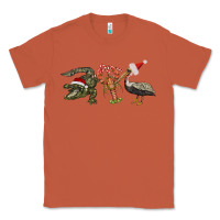 Copper Christmas alligator pelican crawfish Classic Tee - BarkalooDesign