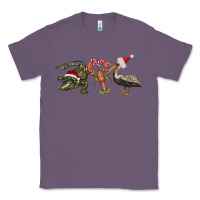Lavender Christmas alligator pelican crawfish Classic Tee - BarkalooDesign